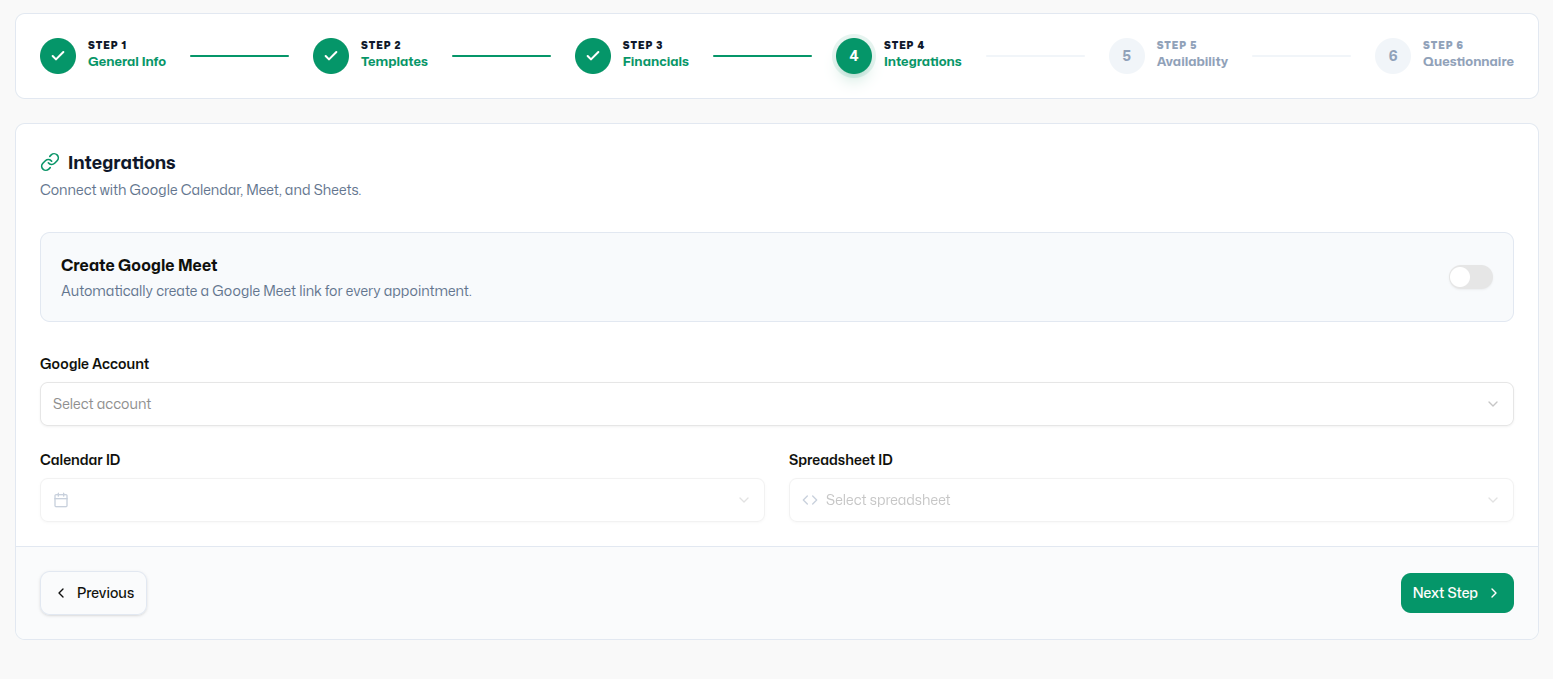 Agent Dashboard with limited modules