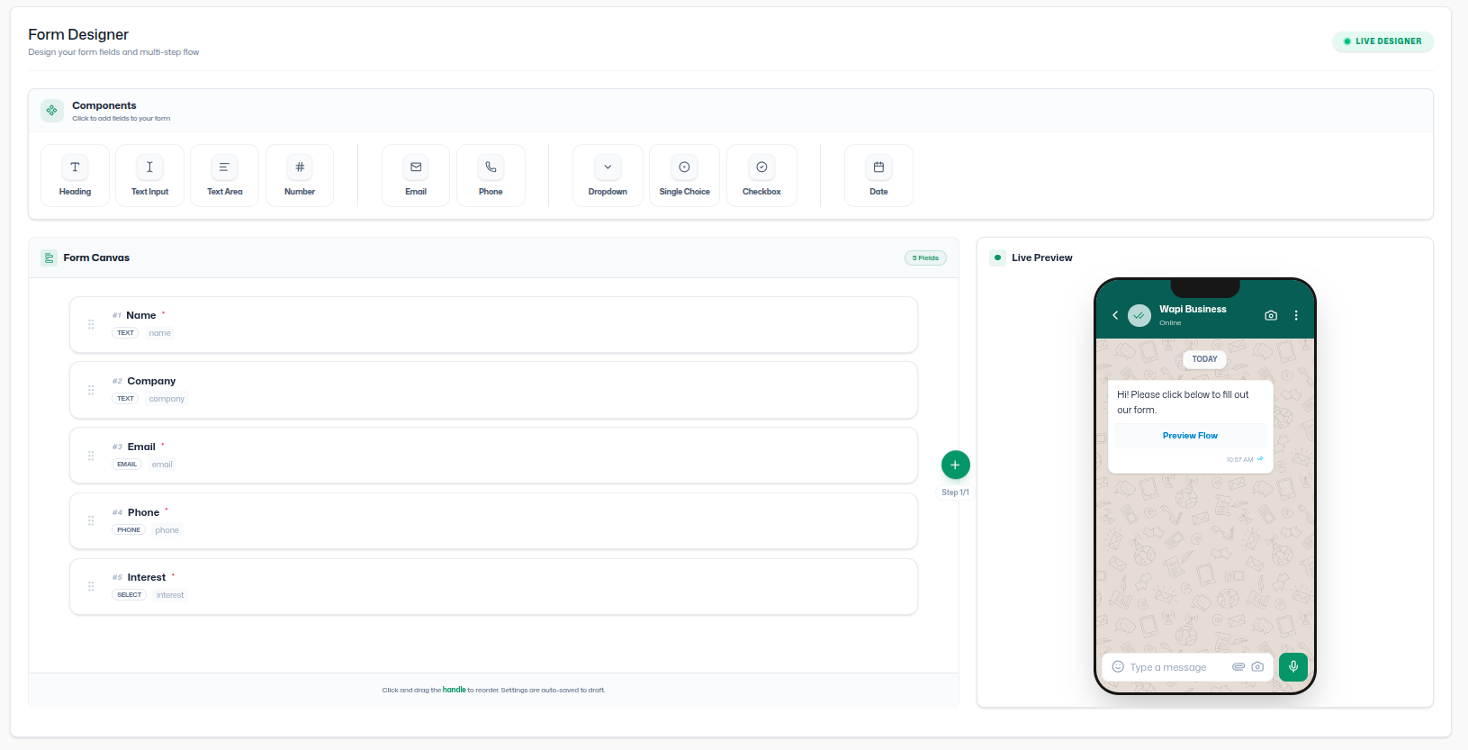 Agent Dashboard with limited modules